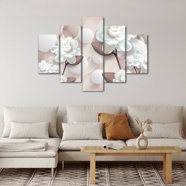 Tablou - Flori de trandafir (150x105 cm)