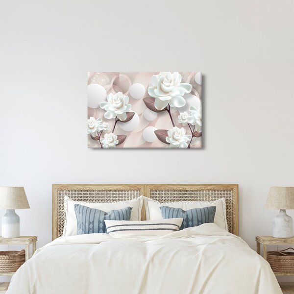 Tablou - Flori de trandafir (90x60 cm)