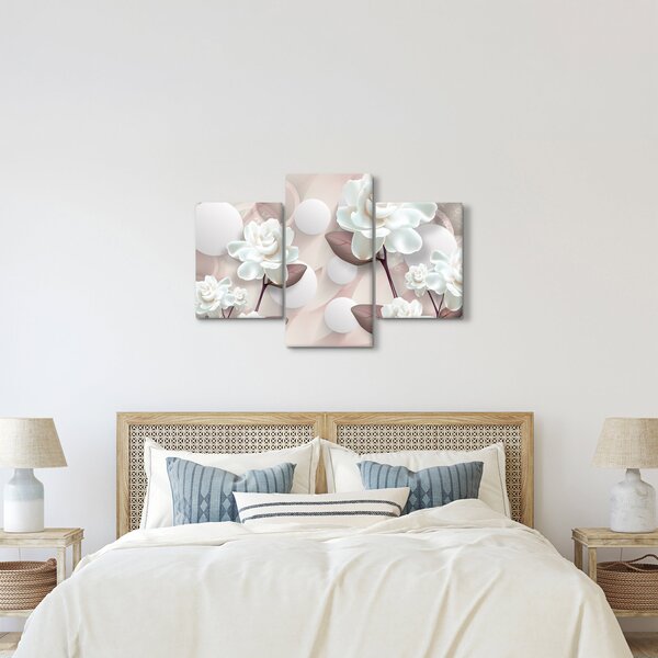 Tablou - Flori de trandafir (90x60 cm)