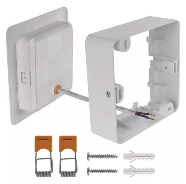 Plafonieră LED/9W/230V 12x12 cm albă