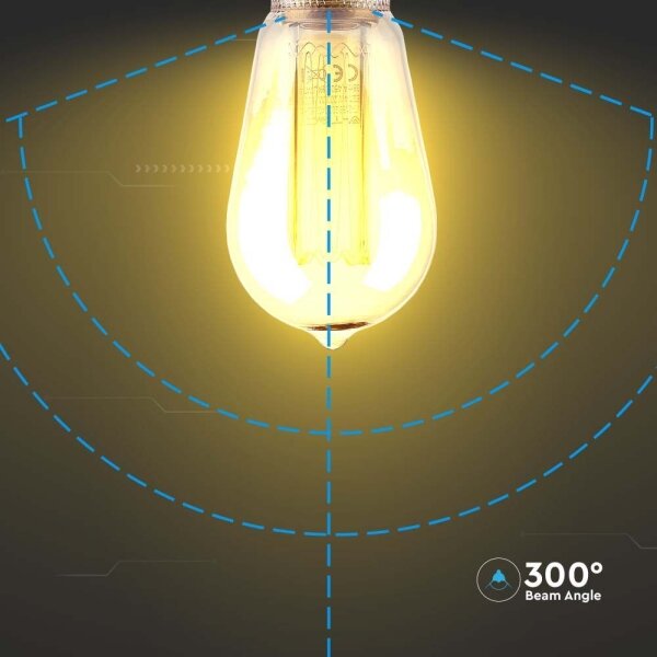 Bec LED FILAMENT ST64 E27/4W/230V 1800K Art Edition