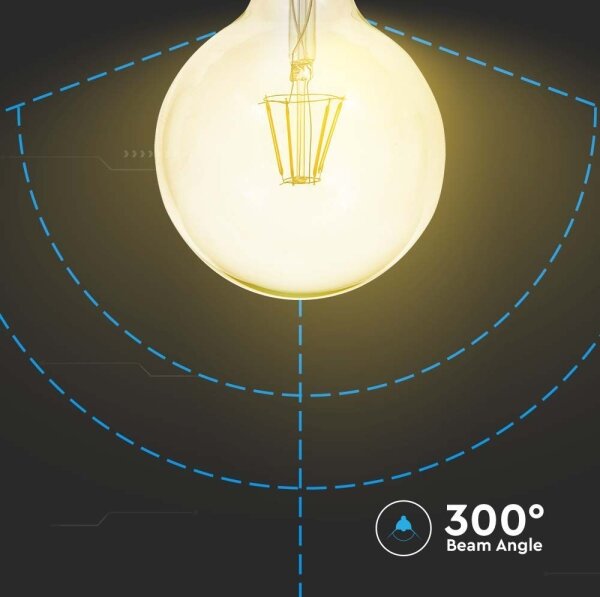 Bec LED FILAMENT G125 E27/12W/230V 2200K