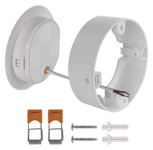 Plafonieră LED/9W/230V d. 12 cm albă