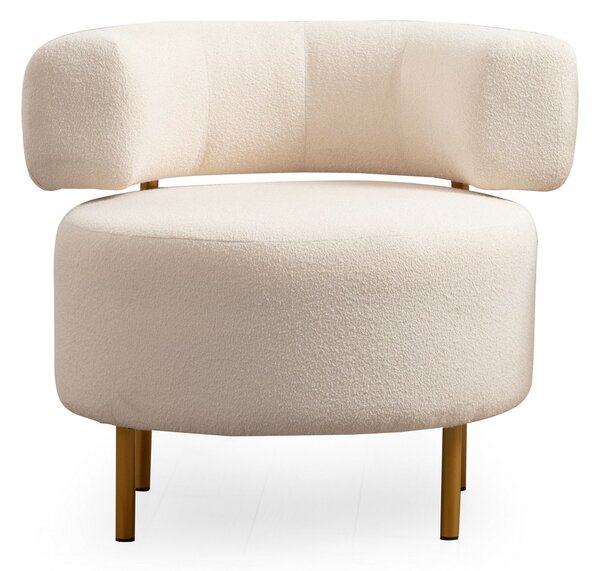 Atelier Del Sofa, Fotoliu Aras alb 76/85/80 cm