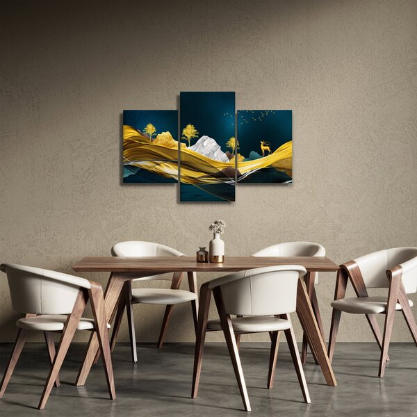 Tablou - Peisaj, cerb (90x60 cm)