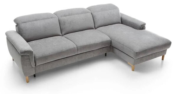Canapea extensibilă cu șezlong Mia - textil