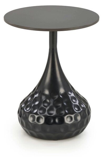 Masuta VERDE, negru, ceramica/metal, 40x40x52 cm