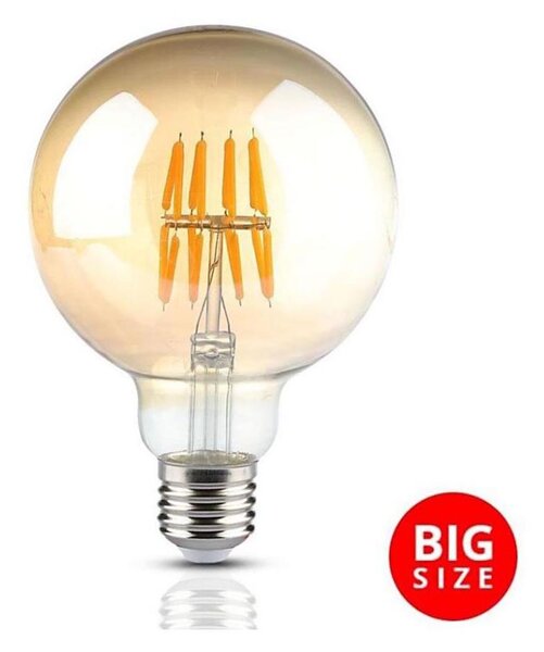 Bec LED FILAMENT G95 E27/8W/230V 2200K