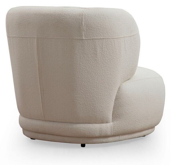 Atelier Del Sofa, Fotoliu Baris Alb 85/80/78 cm