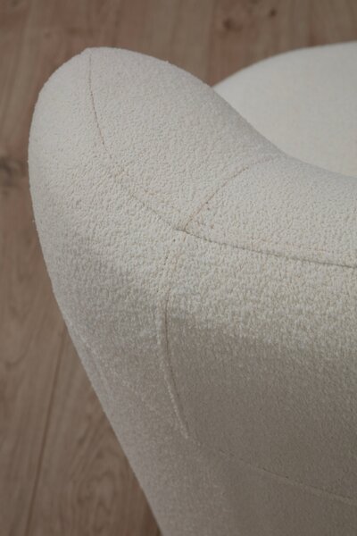Atelier Del Sofa, Fotoliu Baris Alb 85/80/78 cm