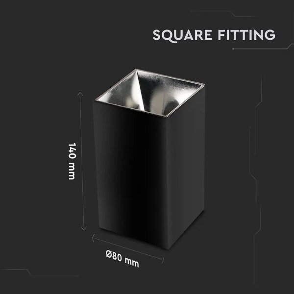 Spot LED 1xGU10/35W/230V negru/argintiu