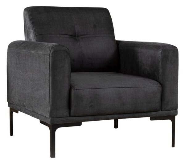 Atelier Del Sofa, Fotoliu Burak antracit 88/86/88 cm