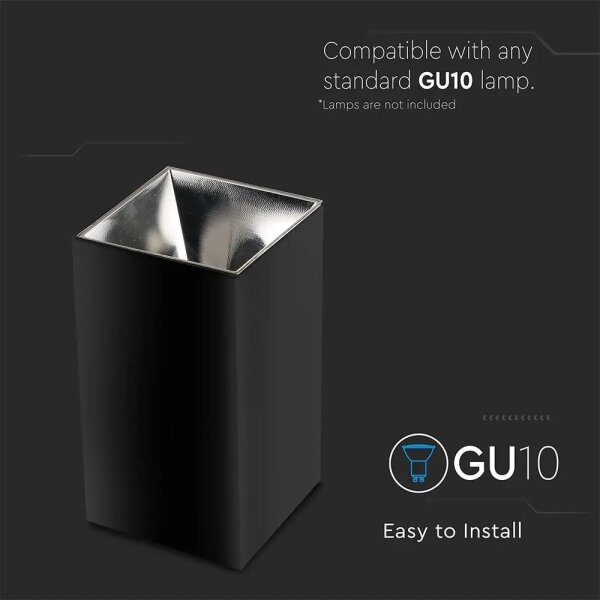 Spot LED 1xGU10/35W/230V negru/argintiu