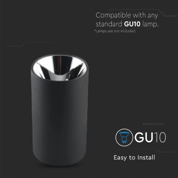 Spot LED 1xGU10/35W/230V negru/argintiu