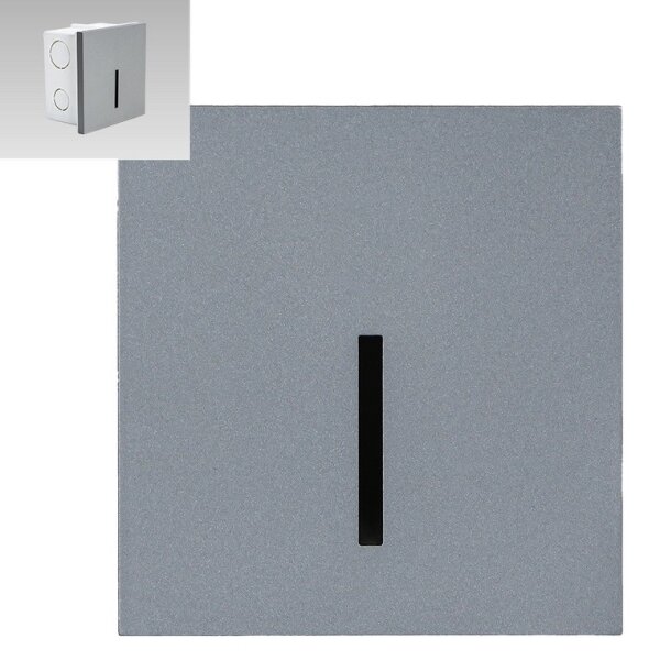 Emithor 70429 - LED lampă scară LINE LED/1W/230V 4000K gri