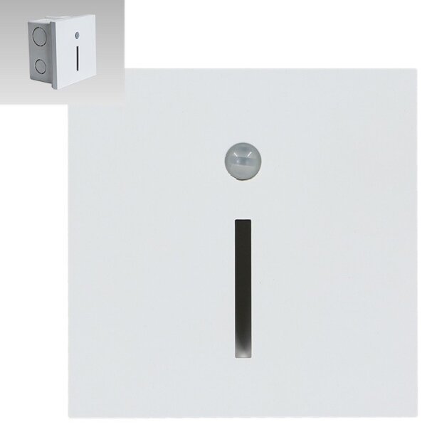 Emithor 70426 - LED lampă scări cu senzor LINE LED/1W/230V 4000K albă