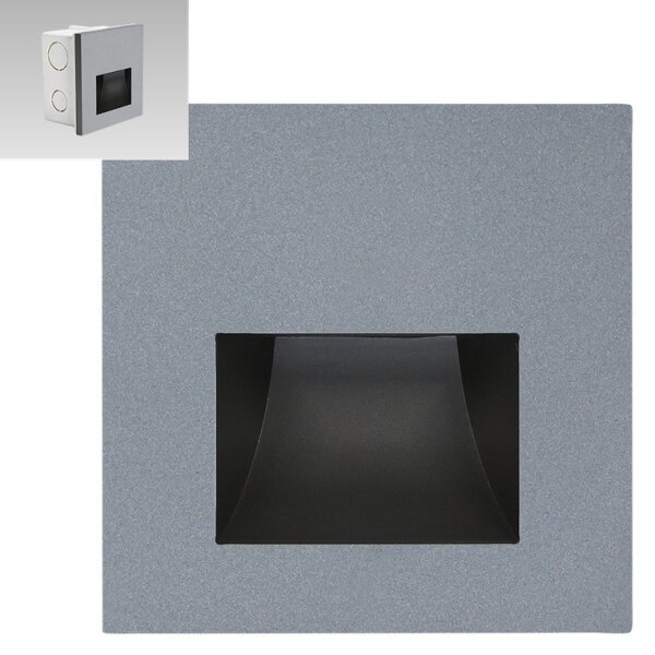 Emithor 70417 - Lumină LED pentru scări SUNNY LED/1W/230V 4000K gri