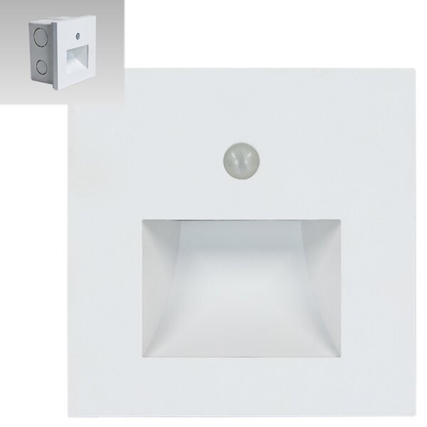 Emithor 70414 - Lumină LED pentru scări cu senzor SUNNY LED/1W/230V albă