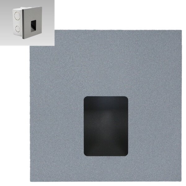 Emithor 70423 - LED lampă scări VIX LED/1W/230V 4000K gri