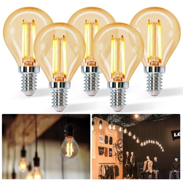 Bec LED G45 E14/4W/230V 2200K Aigostar