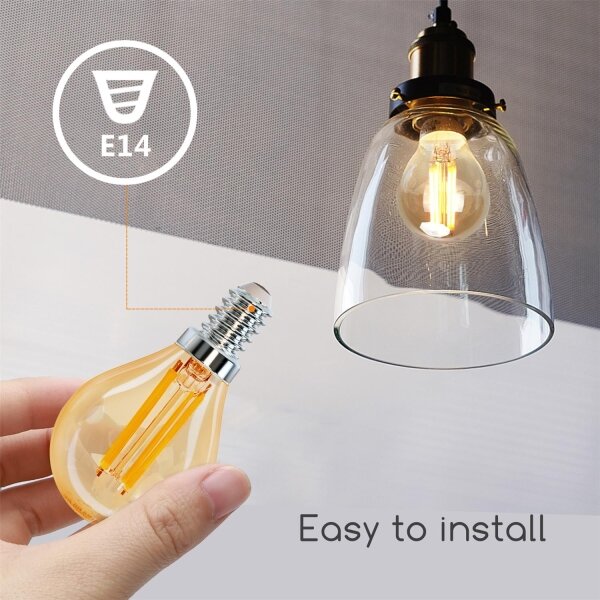 Bec LED G45 E14/4W/230V 2200K Aigostar