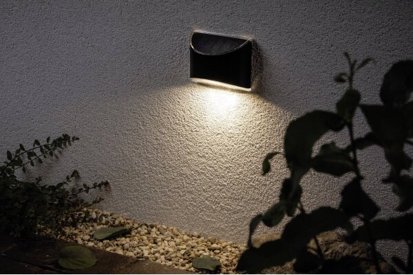 Paulmann 94233 - LED/0,05W IP44 Lampa solară de perete ELLIOT 1,2V