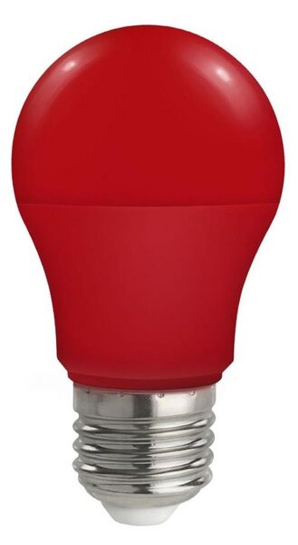 Bec LED A50 E27/4,9W/230V roșu
