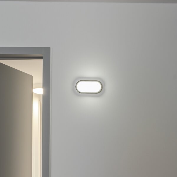 Brilagi - Plafonieră industrială LED SIMA LED/12W/230V IP65 negru