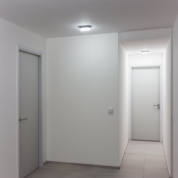 Brilagi - Plafonieră industrială LED SIMA LED/12W/230V IP65 negru