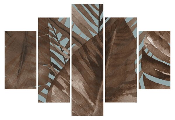 Tablou - Frunze de palmier acvarel (150x105 cm)