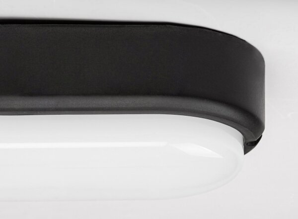 Plafonieră LED de exterior HORT LED/15W/230V IP54 negru Rabalux 7409
