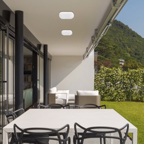Plafonieră LED de exterior HORT LED/15W/230V IP54 alb Rabalux 7408