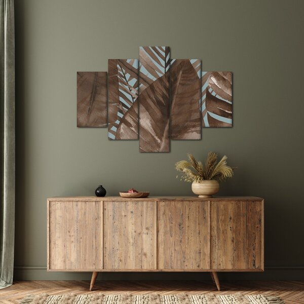 Tablou - Frunze de palmier acvarel (150x105 cm)