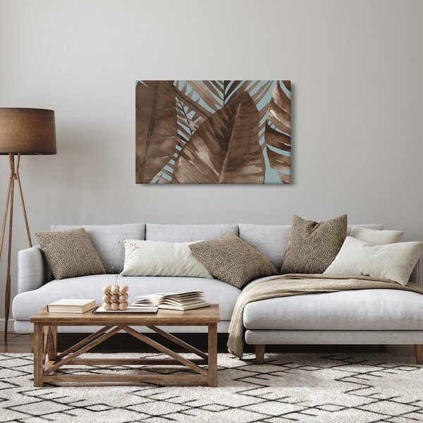 Tablou - Frunze de palmier acvarel (90x60 cm)