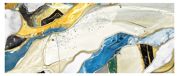 Tablou - Marmură colorată (120x50 cm)