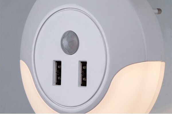 Corp de iluminat LED de veghe cu senzor, pentru priză Rabalux 76012 DEMBO LED/13,9W/230V