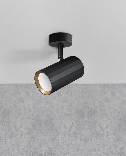 Spot NICEA 1xGU10/10W/230V negru