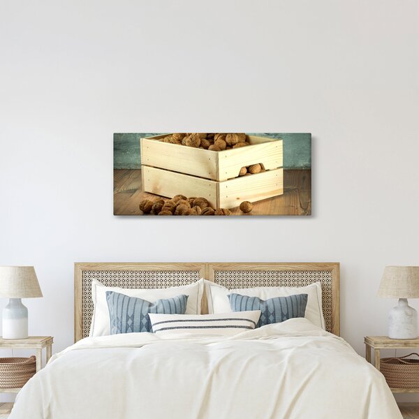 Tablou - Natură moartă de toamnă cu nuci (120x50 cm)