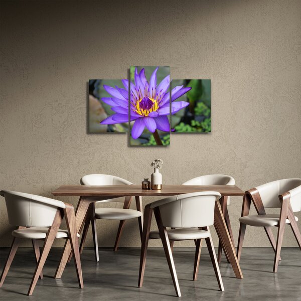 Tablou - Floare violet (90x60 cm)