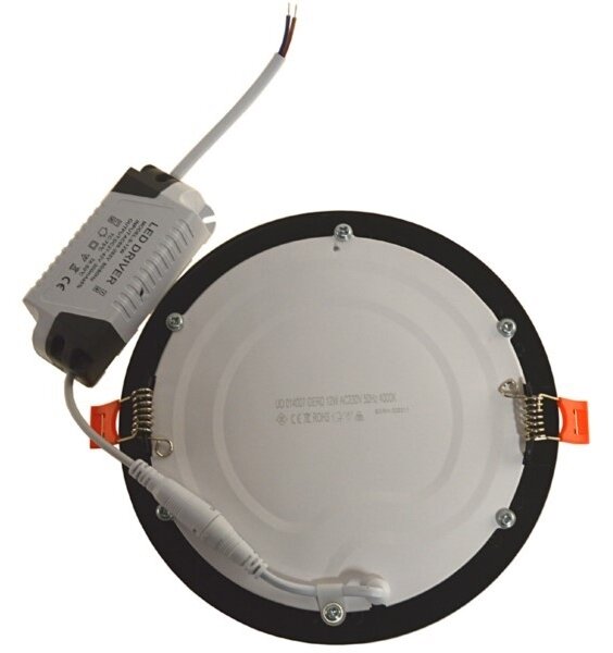 Corp de iluminat LED încastrat GERD LED/12W/230V 4000K negru