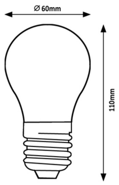 Bec LED FILAMENT A60 E27/4W/230V 3000K Rabalux 79017