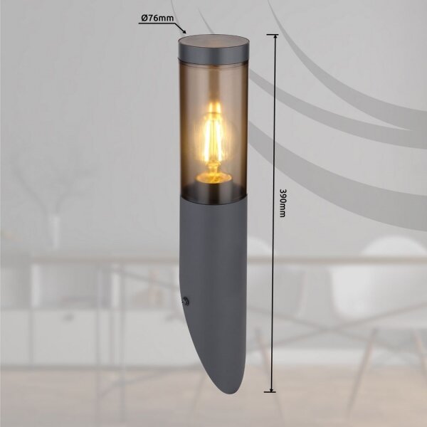 Aplică de exterior BOSTON 1xE27/23W/230V IP44 Globo 3157SA