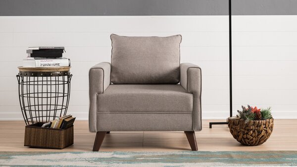 Atelier Del Sofa, Fotoliu Yasin crem 82/81/85 cm