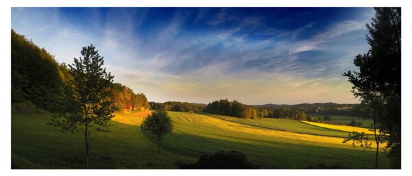 Tablou - Lunca de munte (120x50 cm)