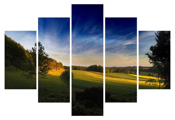 Tablou - Lunca de munte (150x105 cm)