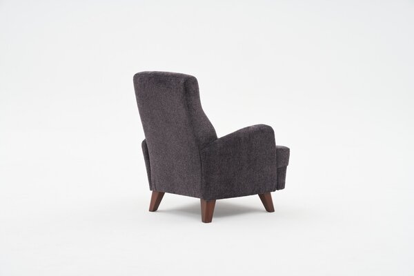 Atelier Del Sofa, Fotoliu Yamac antracit 76/87/91 cm