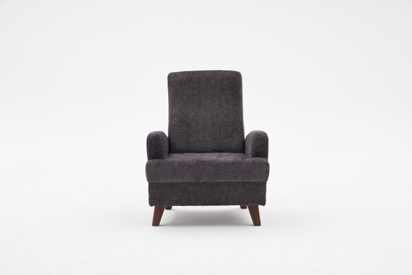 Atelier Del Sofa, Fotoliu Yamac antracit 76/87/91 cm