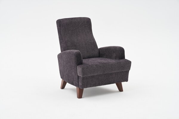 Atelier Del Sofa, Fotoliu Yamac antracit 76/87/91 cm