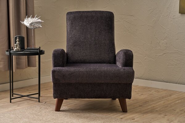 Atelier Del Sofa, Fotoliu Yamac antracit 76/87/91 cm