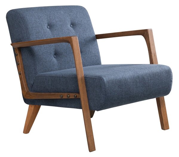 Atelier Del Sofa, Fotoliu Yunus albastru 69/83/80 cm